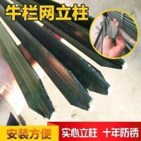 加厚牛栏网Y型立柱三角实心柱尖头柱加厚养殖牛羊圈山围栏网 1.5米高 实心立柱加厚3.0