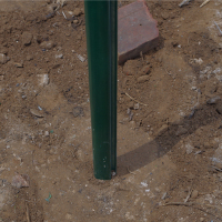 荷兰网立柱围栏网立柱 护栏网立柱 燕尾柱铁丝网立柱养殖鸡鸭网柱 1.5米预埋立柱(用于1.2米高网)