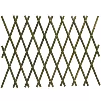 竹栅栏竹篱笆菜园花园栅栏楠竹片栅栏毛竹片篱笆户外公园围栏篱笆 青竹 60CM高立柱5根