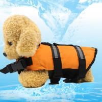 宠物狗狗救生衣泳衣衣服用品夏款宠物游泳衣小中大型犬狗救生猫咪 救生衣橙色 XS(建议体重约3-6斤)