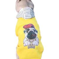 大狗中大型犬圣诞金毛萨摩边牧法斗狗狗衣服宠物衣服春秋冬小霸王 小霸王卫衣 黄色 XXL 合适11-16斤