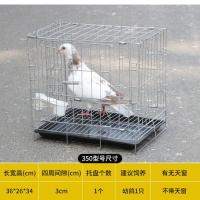 大号鸽子笼家用配对养殖笼鸽子用品用具家用鸡笼鸽子笼大号 迷你35颜色随机 带托盘