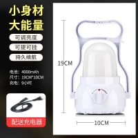 充电应急灯家用户外移动照明停电备用夜市摆摊超亮灯泡led手提灯 4000mAh白色6-30小时续航