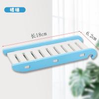 仓鼠47基础笼二层平台配件60仓鼠笼子平台板阁楼造景休息台用品 生态板楼梯 蓝色