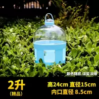 鸽子用品用具信鸽鸽子水壶自动饮水器水槽赛鸽鸟用加厚水壶鸽具 精品PET透明2升