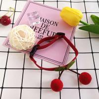 宠物项圈猫咪樱桃项圈围脖可爱猫咪幼猫小奶猫奶狗小中型犬通用 红色樱桃 (买二送一) XS(适合1-3斤)