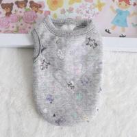 泰迪衣服超小狗狗秋冬保暖棉背心一两个月比熊幼犬小奶猫穿的衣服 灰小猫 XXS背长15CM胸围26