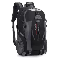2021新款男士大容量双肩包登山旅行背包户外女包旅游双肩背包书包 黑色