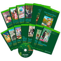 [适合初一初二 附MP3光盘]新华正版书虫1级中 套装共13册 牛津英汉双语读物 小学中学生课外英语阅读丛书暑假阅读正版