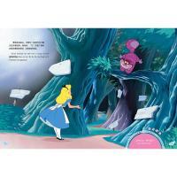 正版爱丽丝梦游仙境中英文双语绘本 青少儿童迪士尼英语家庭版经典电影故事 7-10-12岁小学生二三四五六年级课外阅读物图