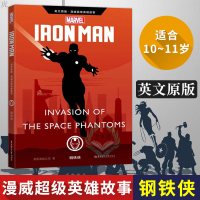 【英文原版小说】正版漫威超级英雄故事钢铁侠全英文四五年级学生课外英语阅读故事6-11-12周岁青少年英语随笔文学散文籍读