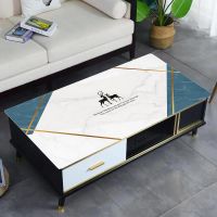 茶几垫桌布软玻璃PVC塑料防水防油防烫免洗长方形餐桌电视柜台厚 蓝色记忆 40*50