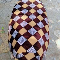 电动车车通用双面绒 四季座套防晒 电动车摩托车125 110 座套 流行款 黄圆点 中号