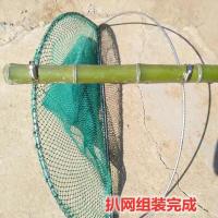 扒虾扒螺网河虾米虾网不下水捕捞田螺拉网老式摸螺扒螺蛳工具扒网 有框底宽60厘米-1厘米网眼