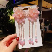 儿童汉服发饰古风头饰超仙中国风公主发夹子古装超仙流苏飘带饰品 韶华倾负[收藏优先发货]