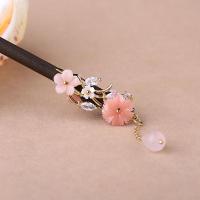 古风汉服头饰盘发木簪子超仙古典步摇复古流苏发簪女旗袍配饰发钗 簪长约18厘米