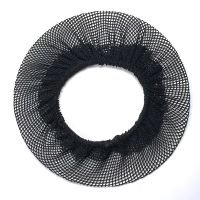 发套 头套 发网舞蹈职业 发网套 丸子头发饰学生网兜盘发夹子头饰 高弹无花边四个