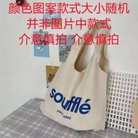 包包女斜挎百搭韩版大容量日系时尚帆布包女原宿单肩包手提购物袋 单肩包