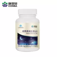 康恩贝褪黑素维生素B6睡眠片改善睡眠失眠安神助眠片强力效快速助 康恩贝褪黑素维生素B6片*30片
