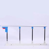 加厚折叠不锈钢病床护栏家用老人儿童防摔床边挡板起床围挡免打孔 打孔安装 三档不锈钢abs连接件