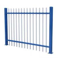 锌钢护栏铁艺安全隔离农村围墙栏杆围栏栅栏庭院小区工厂围墙栏杆 1.0米高3米长2根横杆1米价格