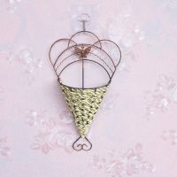 挂墙仿真花套装塑料假花小装饰品摆件家居客厅墙面壁挂件花篮 单个燕子挂