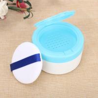 翻盖爽身粉盒子粉扑儿童宝宝粉空盒子痱子粉男女宝宝外出旅游携带 1个翻盖粉盒【带粉扑】