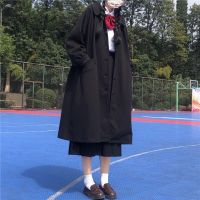 [三件套]中长款薄款外套+长袖蝴蝶结衬衫+百褶裙春秋套装女学生 长袖衬衣+黑色半身裙+领结 [两件套] S 建议95斤以