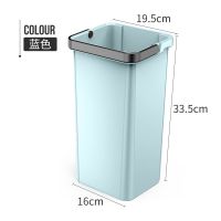 可折叠水桶提手家用塑料桶大号特大拖把桶折叠桶储水桶收纳拖地桶 天蓝丨长方形拖把桶