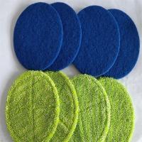 新款充电电动拖把手持式无线电动旋转360度拖地机家用清洁好帮手 抹布两套