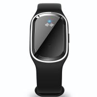 高颜值超声波驱蚊手环女学生成人儿童孕妇情侣款户外防蚊虫手环表 M1黑色[无数显]