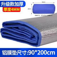 防潮垫加厚户外露营野餐垫便携防水帐篷垫子家用打地铺睡垫地垫 [常规厚度4MM]双面铝膜2x0.9
