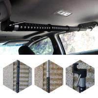 汽车用挂衣架车载伸缩晾衣杆晾衣架绳后备箱衣服毛巾架自驾游装备 1支