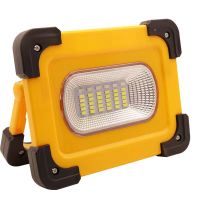 太阳能充电手提灯led投光灯超亮便携户外地摊灯家用应急停电照明 太阳能光源+电池