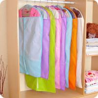 10个装牛津布衣服防尘罩大衣西服防尘套衣罩家用可水洗带透明视窗 无纺布3小+2大(5个装)颜色随机