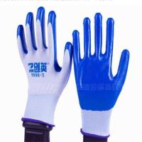 12副 创英N998丁青劳保手套浸胶工作耐磨加厚防水防滑防护 12付创英蓝色 白纱+蓝胶_