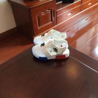 夏季网鞋儿童鞋男童包头凉鞋女童透气宝宝凉鞋婴儿学步鞋1-2-3岁6 218白色 内长12cm17码