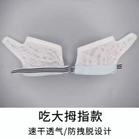 防吃手手套戒吃手神器防吃手指套保护套婴儿童宝宝戒手指大拇指薄 （普通蓝）系扣1指款（1双装） S码（12-20斤或6-1