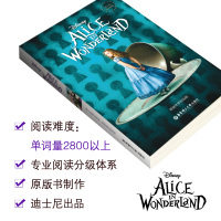 迪士尼英文原版爱丽丝梦游仙境 ALICE IN WONDERLAND 英语课外学习读物书籍小说文学小学初中电影故事原著华