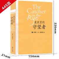 麦田里的守望者正版书中文英文版吧原版中英文对照原著双语版里 中英版译林出版社J.D.塞林格麦田的守望者 纪念版长篇小说世