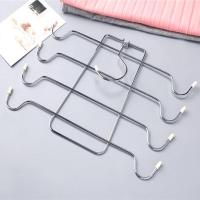 文胸罩挂架多层内衣衣架折叠吊带背心收纳架多功能魔术悬挂式衣架 小款内衣架[1个]颜色随机