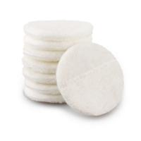 贝因爱超柔婴儿粉扑丝带手套式爽身粉粉扑8只装舒适安全方便护肤 手套式8个装 默认