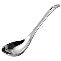 [非常厚]加厚盛汤勺子不锈钢大汤勺家用长柄分餐分菜盛粥勺饭勺 430加厚大汤勺