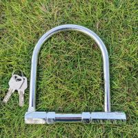 电动车锁自行车锁防盗电动车锁具 防盗锁山地自行车锁老式u型锁头 908六角钢0.9kg实用款