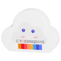 crossing浴缸泡泡浴香体沐浴球云朵彩虹泡澡精油球囤货泡澡气泡弹 彩虹云朵浴球三朵--白色