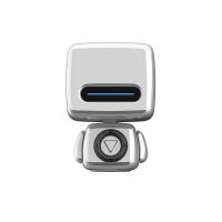 创意生日礼物机器人蓝牙音箱2020新款迷你可爱便携小钢炮无线音箱 尊贵银 蓝牙5.0