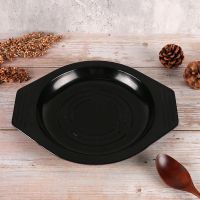 陶瓷煲仔饭砂锅耐高温黄焖鸡米饭专用石锅拌饭浅锅明火燃气小沙锅 托盘【无盖无锅】大小随机发