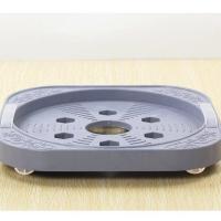 厨房置物架煤气瓶可移动托盘托架液化瓶煤气瓶架底座支架煤气罐架 灰色