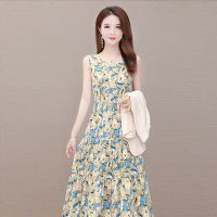 小西装套装裙碎花两件套连衣裙女春秋2021年新款春季女装气质裙子 米色单件裙子 L 建议110-119斤