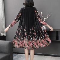 单/两件套大码连衣裙40岁50中老年妈妈装阔太太洋气高贵套装裙夏[7天内发货] 6621 单件外搭 XL 建议90-11